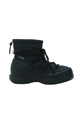 N001 Black Bot Kadın 80d2500020 Moon Boot Mezzaluna Quilted Mid Wp Siyah