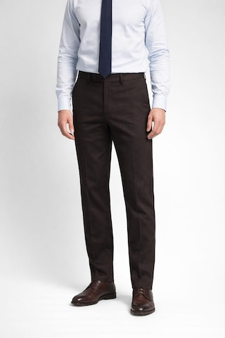 Classics Men Caserta Klasik Fit Likralı Erkek Kanvas Pantolon - 7515 Kahverengi