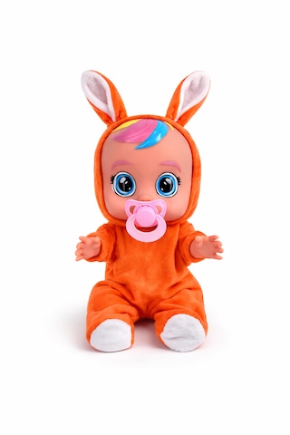 Ağlayan Ve Konuşan Et Bebek 20 Cm Su İçen Bebek Oyuncağı 3+ Yaş Turuncu