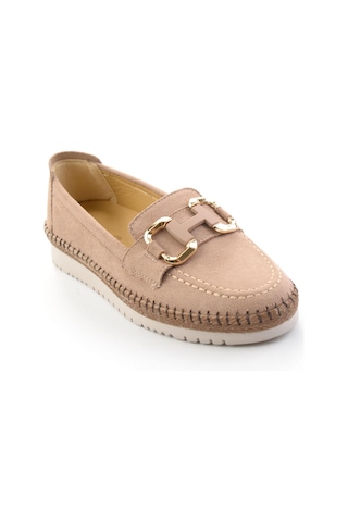 Vizon Kadın Loafer Ayakkabı K01536194072 Vizon