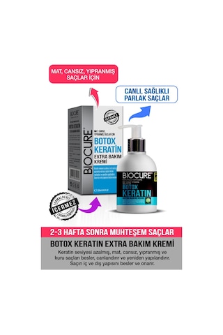 Biocure Keratin Saç Bakım Kremi 250 ML