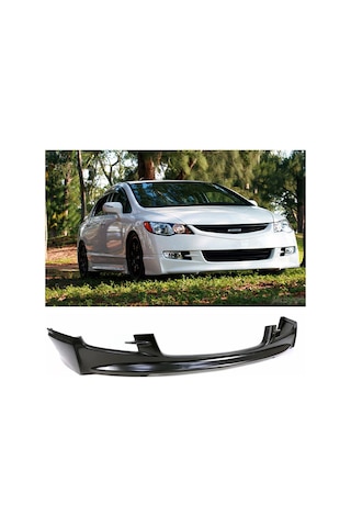 Honda Civic Fd6 Makyajsız Kasa Mugen Ön Ek Plastik Siyah Karlık-ön-ek-bodykit 2006 2007 2008 2009