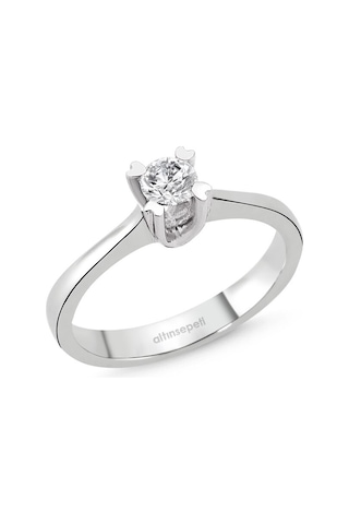 Pırlanta Tektaş Yüzük 0,45 Ct As4Pyz Altınsepeti