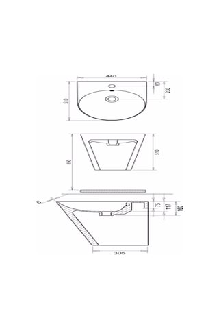 Turavit Igloo Monoblok Lavabo