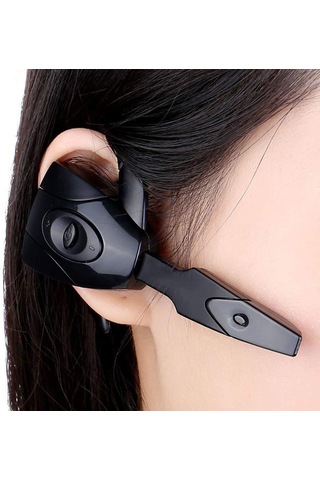 Vaorlo Bluetooth 5.0 Büyük Kapasiteli Kulaklık Tek İş Kulaklık Kulak Kancası Hd Mikrofon Ile Rahat Giyim Kulaklık