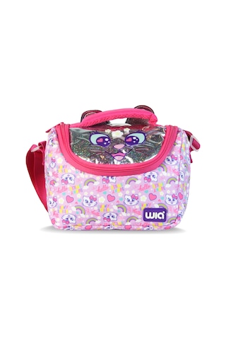 Wia Sweet Cat Kız Çocuk Termoslu Beslenme Çantası Lila