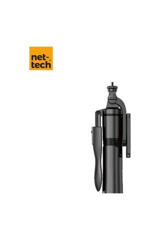 Nettech Nt-mt04 Taşınabilir Selfie Çubuk Multi-function Tripod Stand - Siyah -