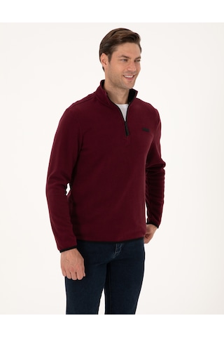 Pierre Cardin Erkek Bordo Sweatshirt 50314056-vr014 Bordo