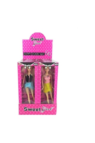12'li Standda Sweet Girl Bebek