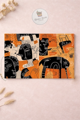 Kitap Kılıfı Modern Cubist