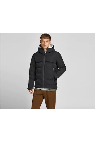 Jack & Jones Jack&Jones Jcotarwin Puffer Erkek Günlük Mont 12225287 Siyah