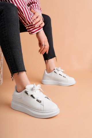 Luis A Costa Lc105 Beyaz Kadın Sneaker Renkli