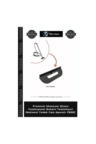 Premium Aksesuar Düzen Fonksiyonel Buharlı Temizleyici Makinesi Yedek Cam Aparatı Cb08c