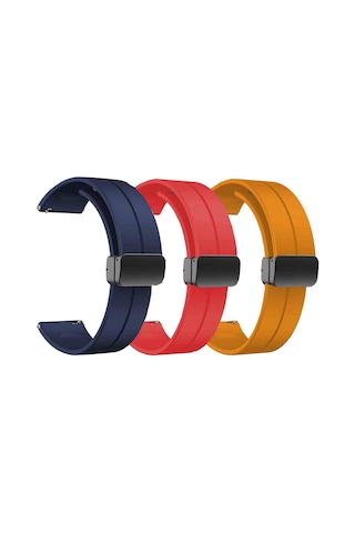 Redmi Watch 5 Active Zore Krd-84 22mm Silikon Kordon - Koyu Turuncu