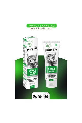 Plus 12'li Kedi Multivitamin Prebiotic Malt Macun 100 Gr Tüy Kusma Engelleme,