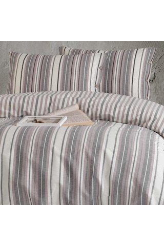 Clasy Butik Native Serisi Çift Kişilik Nevresim Takımı Rune V1 Lila 8681727254161