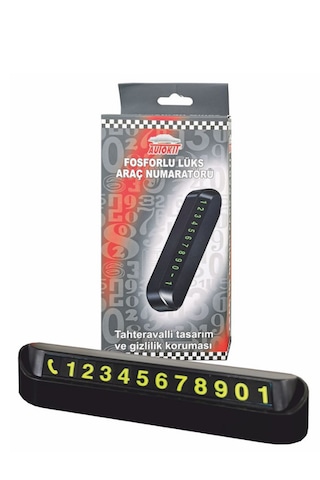 Fosforlu Lüks Araç Numaratörü Araç Telefon Numarası Numaratörü