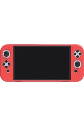Nintendo Switch Oled El Destekli Grip Tasarımlı Koruyucu Silikon Kılıf Kırmızı