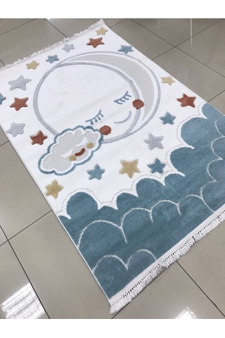 Bünyan Halı Twist 276 Serisi Oturma Salon Yatak Çocuk Odası Halısı 120x180 Çok Renkli