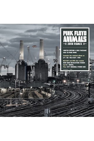 Pink Floyd - Animals 2018 Remix - Limited Deluxe Edition - Plak 1 Lp + 1 Cd + 1 Dvd Audio + 1 Bluray Audio