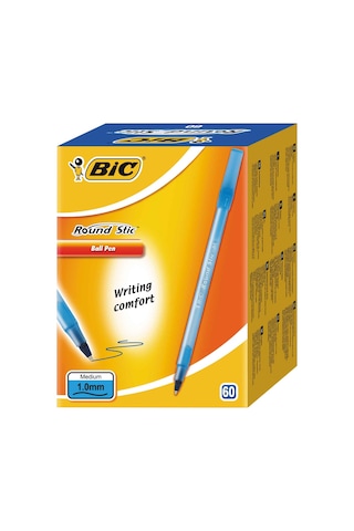 Bic Round Tükenmez Kalem 60Lı Paket Mavi