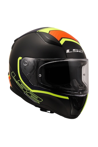 Ls2 Rapıd 2 Extra Full Face Motosiklet Kaskı Mat Neon Sarı - Mavi
