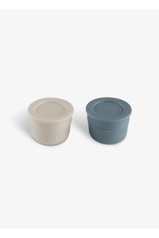 Citron Mini Sos Kapları 2'li Set - Light Gray / Dusty Blue 1196816