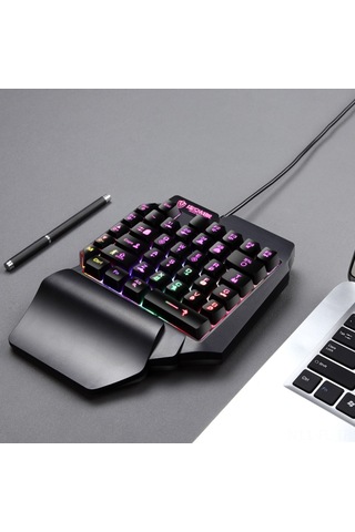 Lemestar 39 Tuşlu Usb Aydınlatmalı Taşınabilir Oyun Klavyesi - E-spor Ve Dizüstü Bilgisayarlar İçin