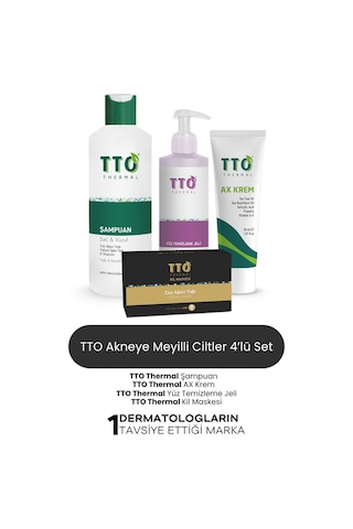 Tto Akneye Meyilli Ciltlere Bakım Paketi (Çay Ağacı Yağı/Tea Tree Oil)