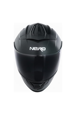 Gp Nero Mks004-Mb Güneş Vizörlü Şeffaf Çene Açılır Motosiklet Kaskı Siyah