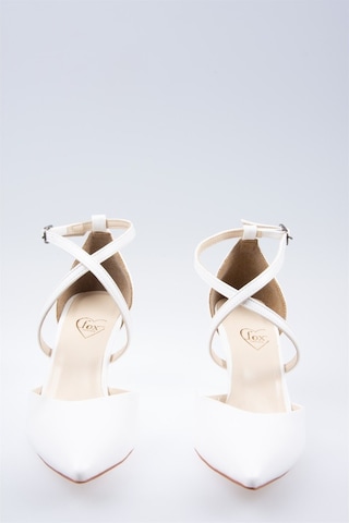 Fox Shoes Beyaz Kadın Topuklu Ayakkabı D654054809