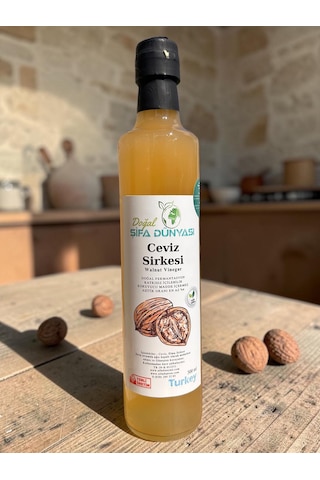 Doğal Şifa Dünyası Ceviz Sirkesi Doğal Fermantasyon 500 ML