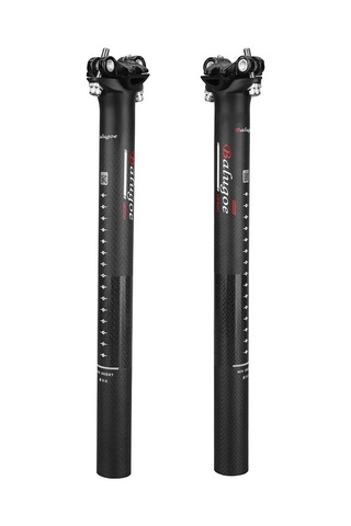 Symbee Krom Fiber Bisiklet Oturma Postu - 27.2/30.8/31.6mm Çap Seçenekli, 350/400mm Uzunluk, 230-250g Hafif Çok Renkli