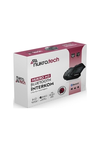 Nukrotech Nukro M2 Bluetooth Interkom Seti