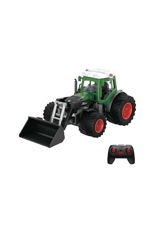Oyuncak 2.4ghz Uzaktan Kumandalı 1:24 Ölçek Şarjlı Rc Traktör Forklift Aparatlı - Oyuncak Kepçe Traktör Kepçe Aparatlı