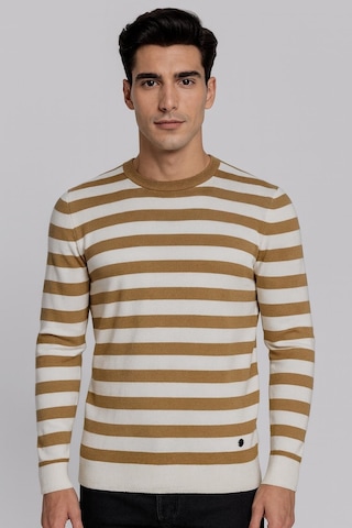 Ncs Jeans Erkek Triko Bisiklet Yaka Hardal 3749 Hardal