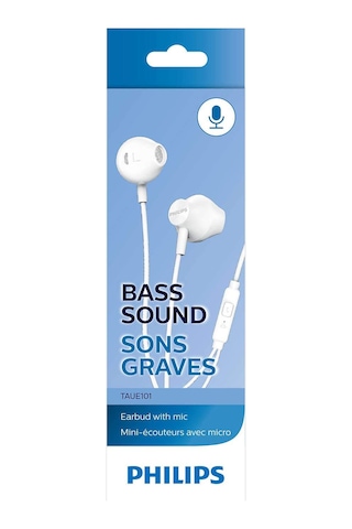 Philips TAUE101WT Mikrofonlu Kulak İçi Kulaklık