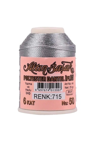 3 Adet Altınbaşak Oya Ve Dantel İpi 20 Gr - Royaleks - No: 715