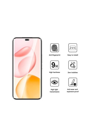 Honor 400 İle Uyumlu Maxi Glass Temperli Cam Ekran Koruyucu