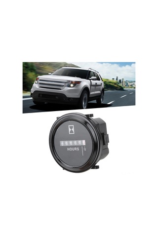 Vkemall Endüstriyel Saat Ölçer, Gemi Ve Jeneratör İçin Dayanıklı Abs, Geniş Ortam Uyumu, Basit Kurulum, 0.01 Doğruluk