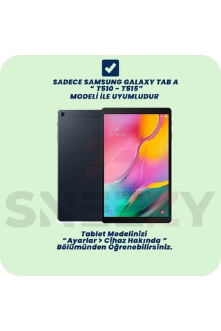 Samsung Galaxy Tab A Sm-t510/515 10.1 İnç Tam Uyumlu Glow Desenli