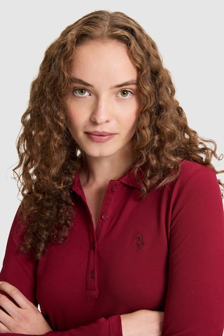U.S. Polo Assn. Kadın Bordo Basic Sweatshirt 50326760 Vr014