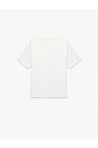 Koton Basic Beyaz Erkek Çocuk T-shirt 6skb10093tk Beyaz