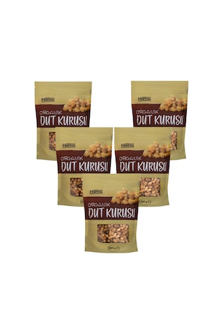 Organik Dut Kurusu 200gr X 5 Paket 200 G