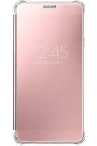 Galaxy A7 2016 A710f İle Uyumlu Clear View Cover Pembe Ef-za710czegww