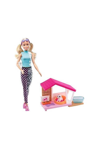Barbie Ev Dekorasyonu Oyun Setleri Köpek Kulübesi Grg78