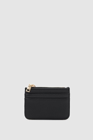 Shule Bags Nook Fermuarlı Charm Kartlık Siyah