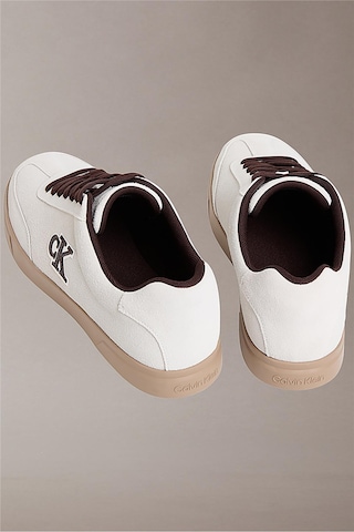 Calvin Klein Low Prof Cupsole Su Erkek Sneaker-14963 Beyaz