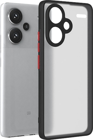 Newface Xiaomi Redmi Note 13 Pro Plus Kılıf Montreal Silikon Kapak Glblseme - 93 - Siyah