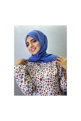 Aldaiyr Hijab Kadın Bambu Kraş Mavi0031